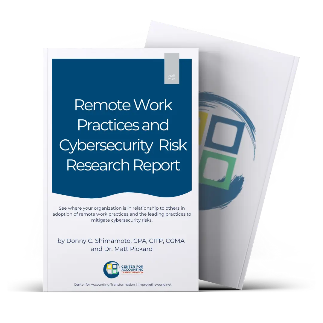 Remote Work Practices and Cybersecurity Risk Research Report, mockup